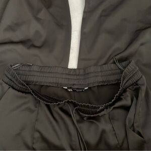 Zara Satin Silk Feel Wide Leg Pants